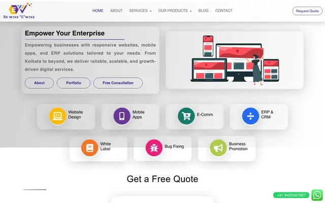 Ewise Consultancy Services - Web Design company | Mobile App Development Company | SEO Company | Digital Marketing Agency website