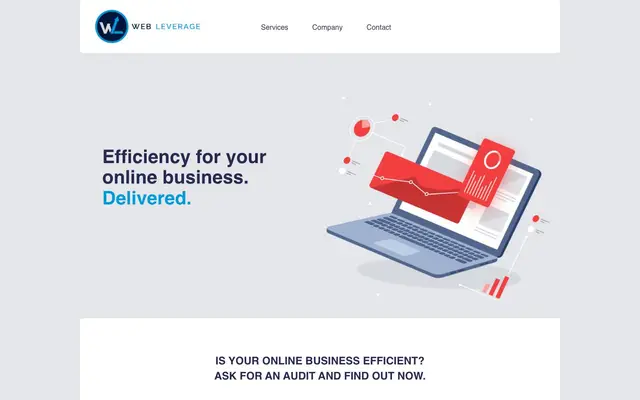 Web Leverage SRL website