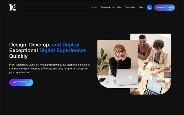 WebLight IT Solutions website