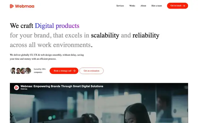 Webmaa | Software company in Kolkata website