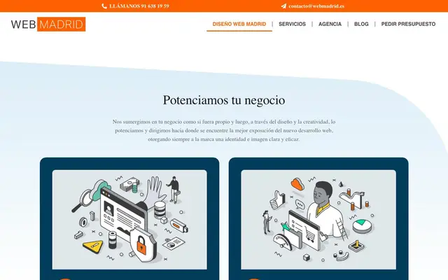 Web Madrid website