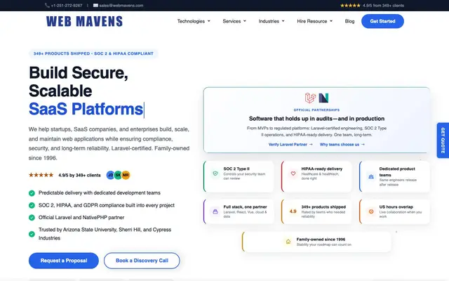Web Mavens website