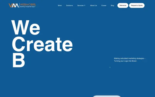 WebMobril Technologies website