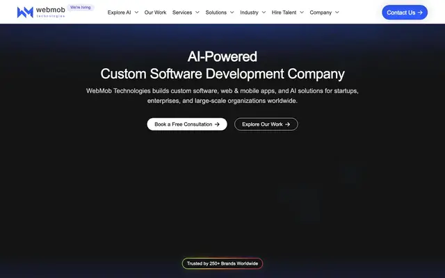 WebMob Technologies website