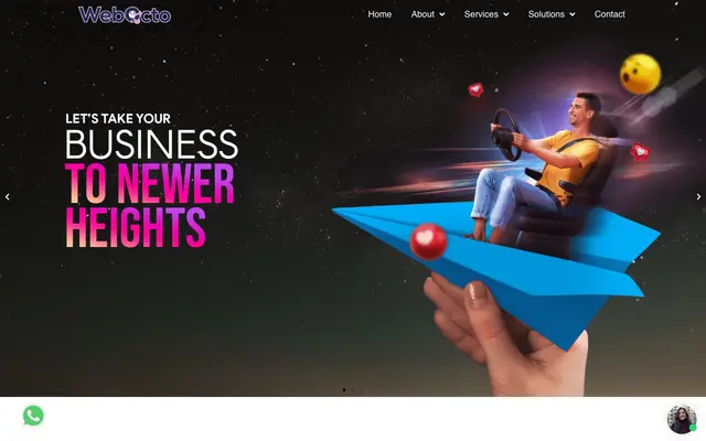 Webocto Solutions Pvt Ltd website