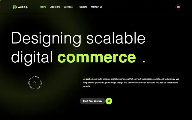 WEBOG - Web Design Bucuresti website