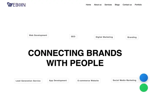 Weboin website
