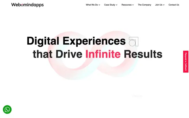 Webomindapps website