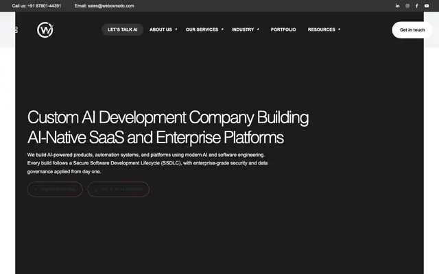 WebOsmotic Private Limited website