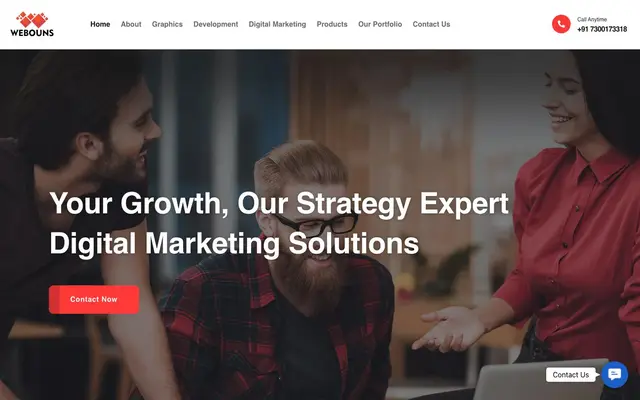 Webouns website
