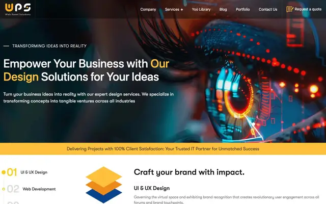 Web Panel Solutions website