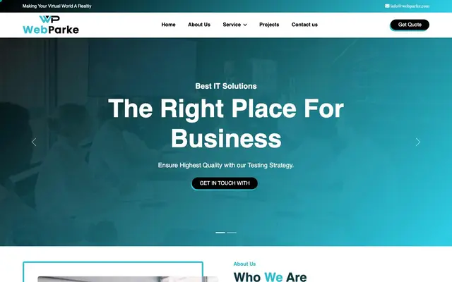 Web Parke , SCF#44 Industrial Area, Phase 7, Mohali website