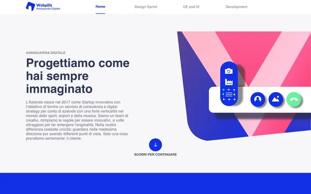 Webpills website