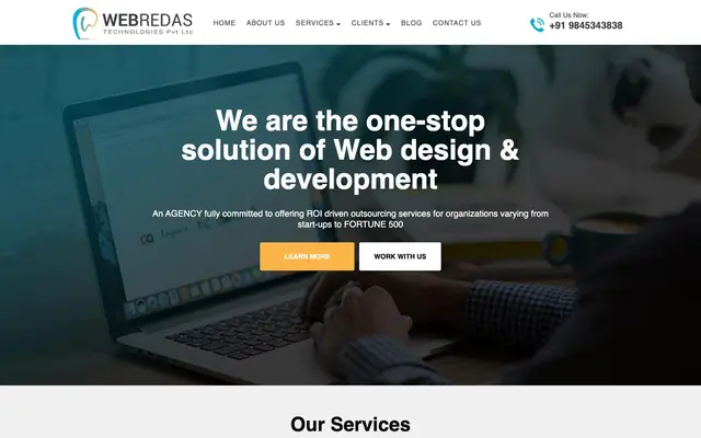Webredas Technologies Private Limited website