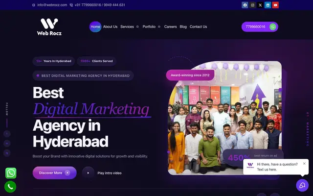 Web Rocz website