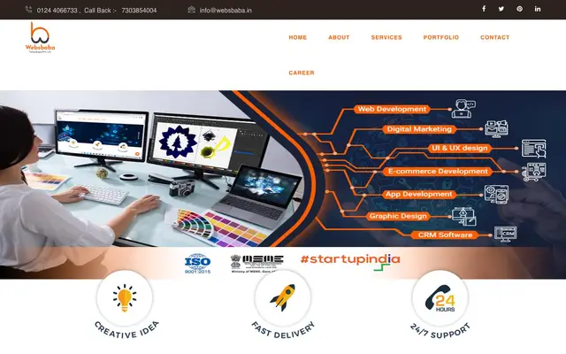 Websbaba Technologies Pvt. Ltd. website