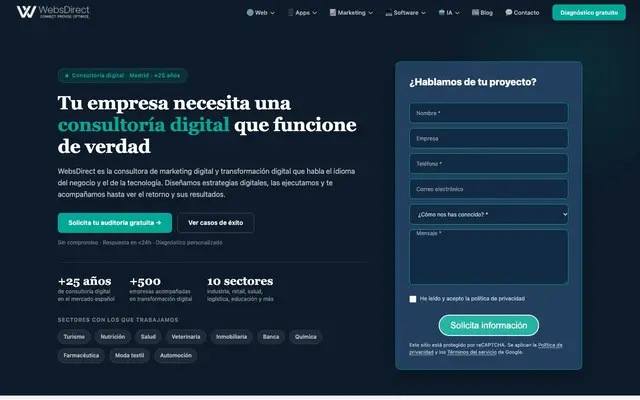 Websdirect website