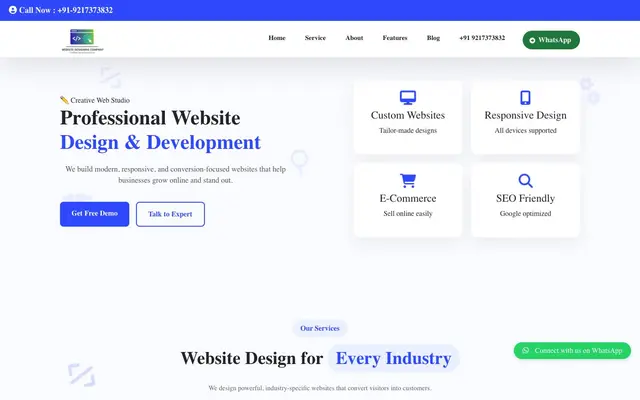 Website Designing & Developer Company in Janakpuri website
