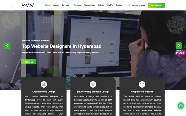 Website designers - WDH website