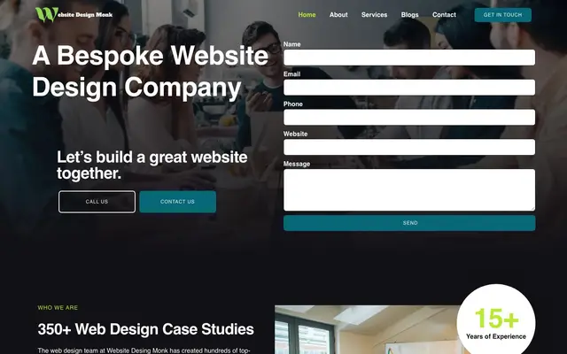Website Design Monk website