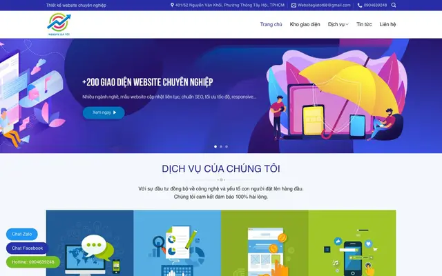Website Giá Tốt - Dịch vụ thiết kế website, SEO website chuyên nghiệp website