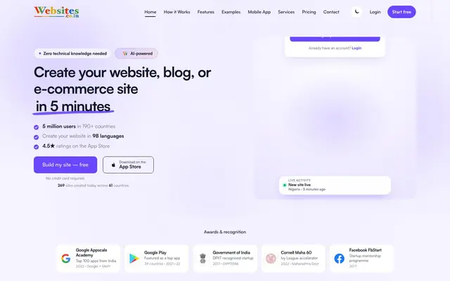 Websites.co.in website