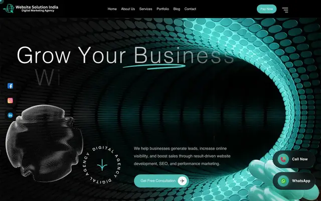 Website Solution India website