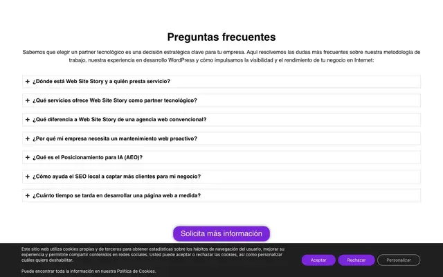 Web Site Story | Diseño web y SEO Madrid website