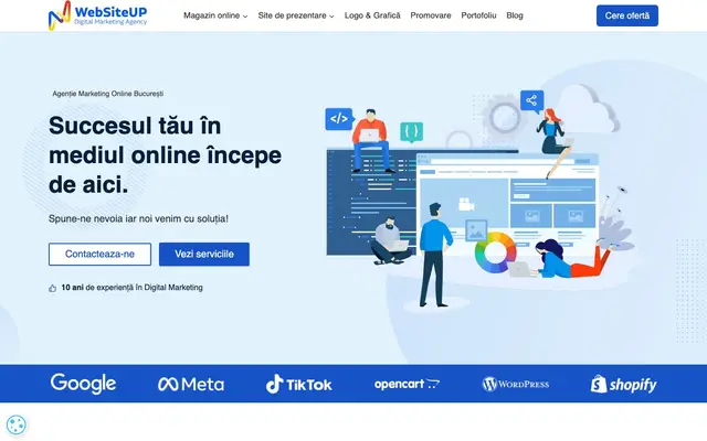 WebSiteUP - Agentie Marketing Digital Bucuresti website