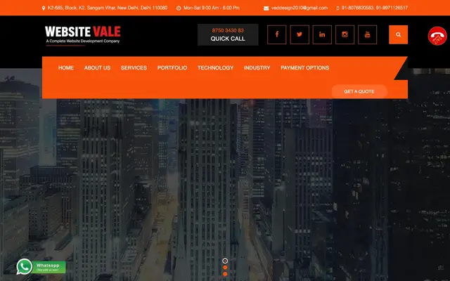 Website Vale website