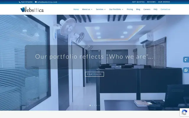 Websitica Technologies LLP website
