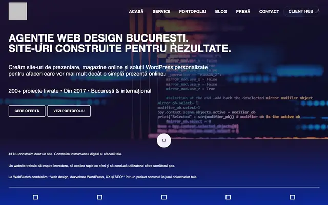 WebSketch - Web Design Agency website