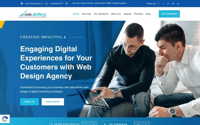 Webskitters LTD website