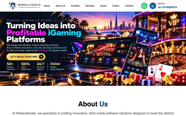 Websultanate Software Technologies Pvt Ltd website