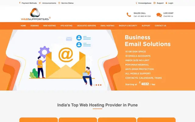 WebSupporters Technologies Pvt Ltd website