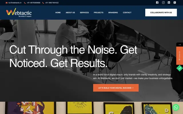 Webtactic website