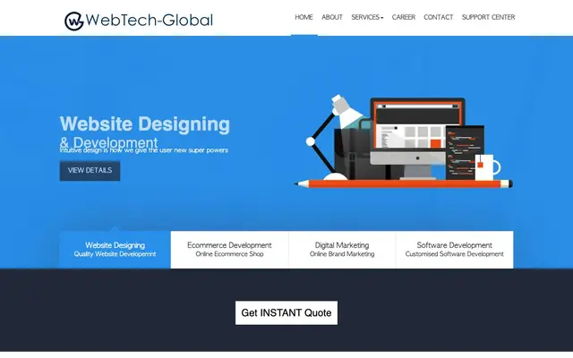 Webtech-Global website