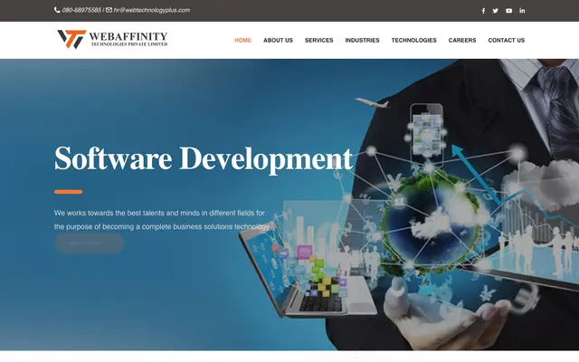 WEBAFFINITY TECHNOLOGIES PRIVATE LIMITED website