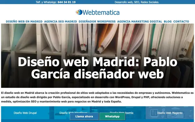 Webtematica website