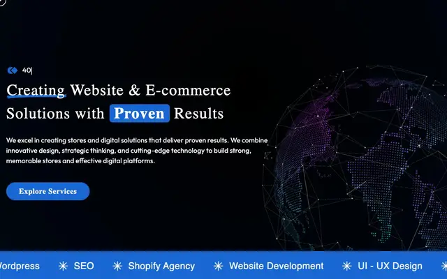 Webunity Infotech website