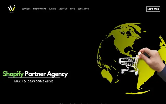 Webutics website