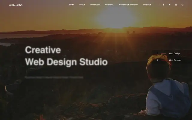 Webwisha IT Solutions website