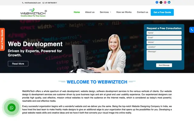 WebWizTech website