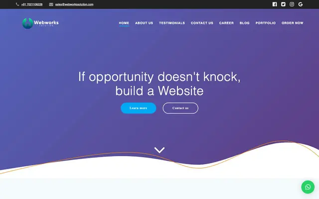 Webworks Solution website