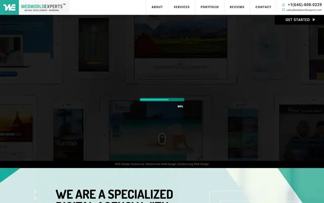 Webworld Experts website