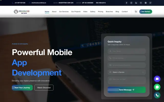 Web World Hub Web Design Company Delhi website