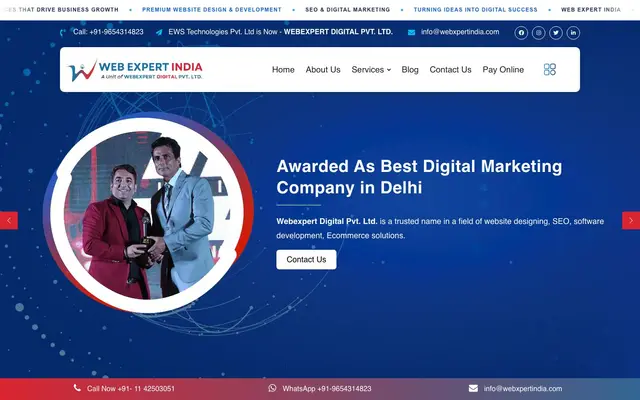 Web Expert India website