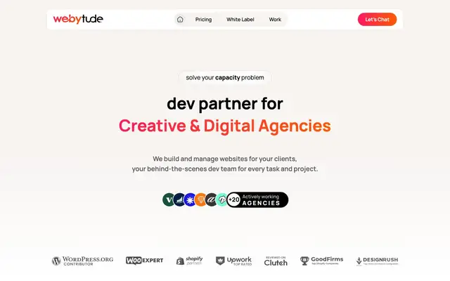 Webytude Web Solutions Pvt. Ltd. website