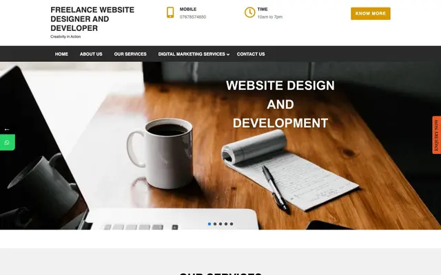 Webzing website