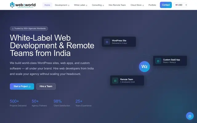 Webzworld website